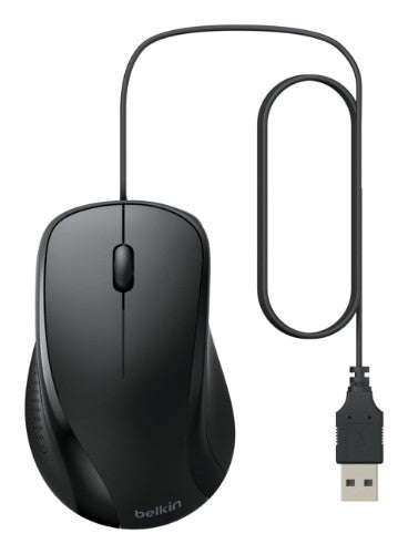 Belkin BBZ014UK keyboard Mouse included Home/Office USB QWERTY UK English Black