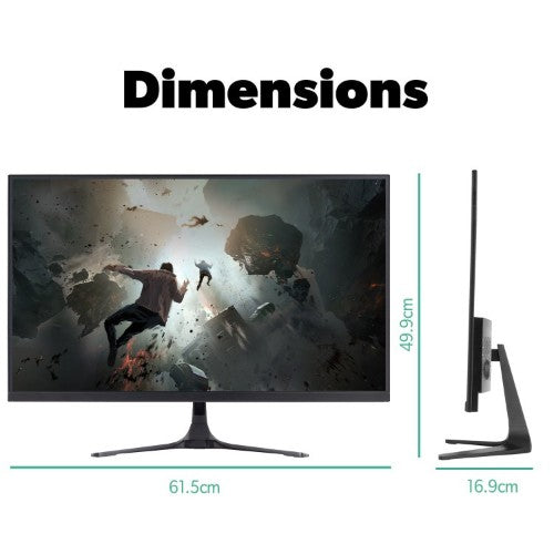 Electriq EIQ-27QHD180I computer monitor 68.6 cm (27") 2560 x 1440 pixels Full HD LED Black