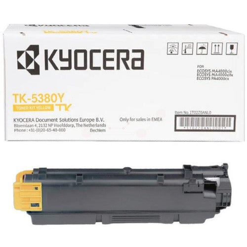 Kyocera 1T02Z0ANL0/TK-5380Y Toner-kit yellow, 10K pages ISO/IEC 19752 for Kyocera PA 4000