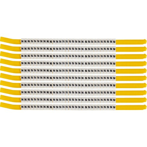 Brady SCN-18-N cable marker Black, White Nylon 300 pc(s)