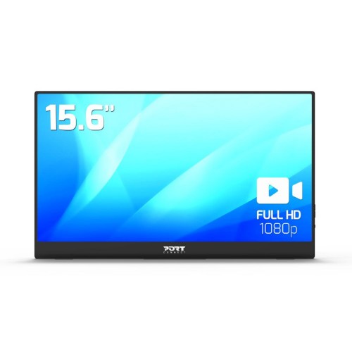 Port Designs PORT Connect 902101 computer monitor 39.6 cm (15.6") 1920 x 1080 pixels Full HD LCD Black