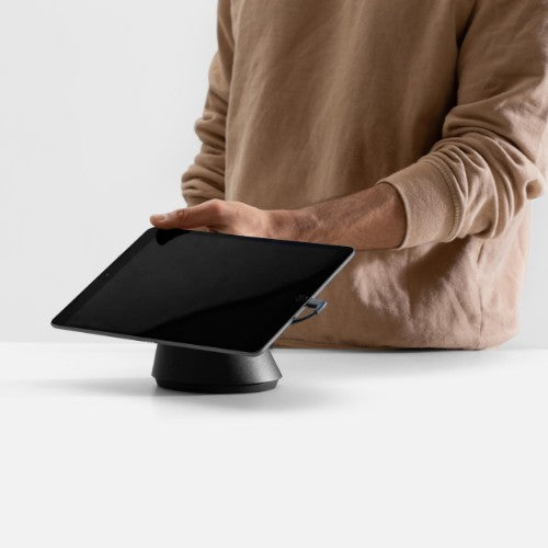 Bouncepad Click Dark | Secure Tablet & iPad Stand & Docking Staton