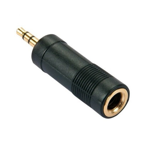 Lindy 3.5mm Stereo Jack Male to 6.3mm Stereo Jack Female Adapter