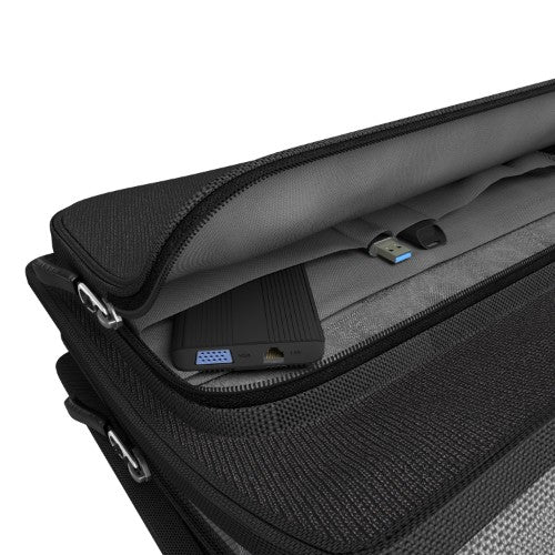 MAXCases Explorer 5 Work-In Case w/Pocket 11" w/ Shoulder Strap (Black)
