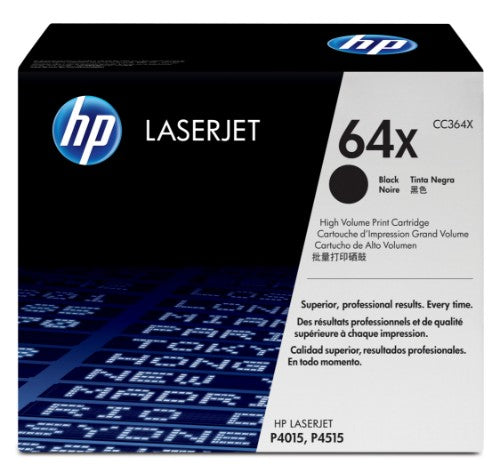 HP CC364X/64X Toner cartridge black, 24K pages ISO/IEC 19752 for HP LaserJet P 4015