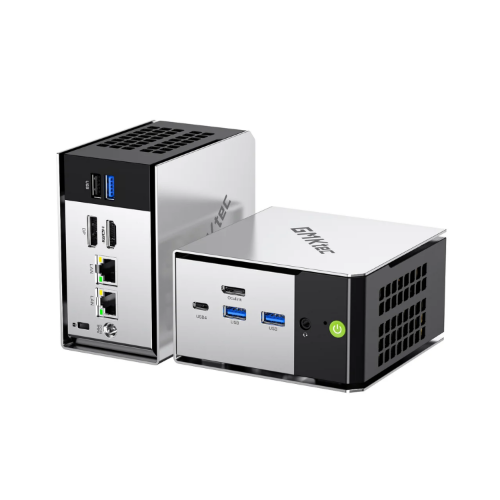 GMKtec M8 AMD Ryzen™ 5 PRO PRO 6650H 16 GB LPDDR5-SDRAM 512 GB SSD Windows 11 Pro Mini PC Black, Grey
