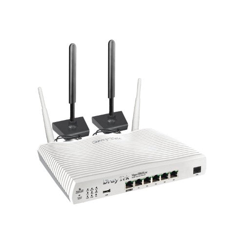 DrayTek V2865LAC wireless router Gigabit Ethernet Dual-band (2.4 GHz / 5 GHz) 4G Grey