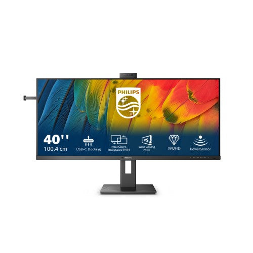 Philips 5000 series 40B1U5601H/00 computer monitor 101.6 cm (40") 3440 x 1440 pixels Wide Quad HD LCD Black