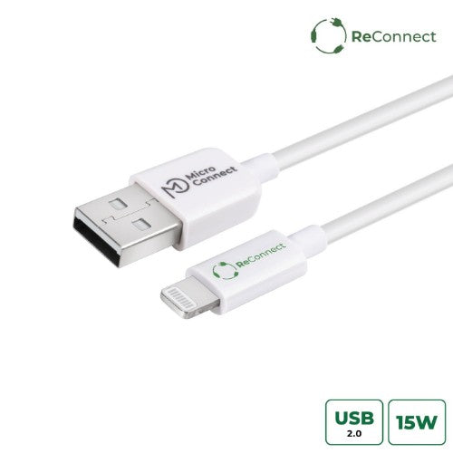 Microconnect ECO-LIGHTNING0.15 lightning cable 0.15 m White