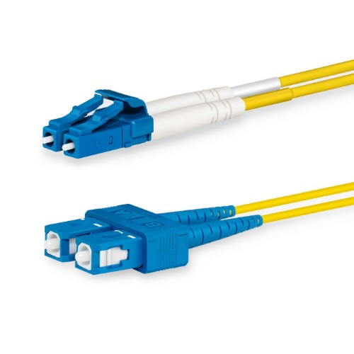 Lanview LVO231491 InfiniBand/fibre optic cable 1 m LC SC Yellow
