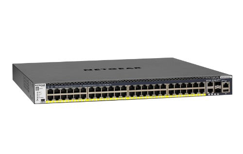 NETGEAR M4300-52G-PoE+ 1000W PSU Managed L2/L3/L4 Gigabit Ethernet (10/100/1000) Power over Ethernet (PoE) 1U Black