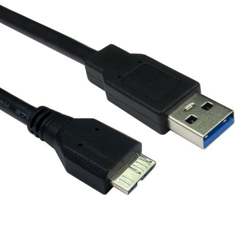 Target USB3-MICROSRT-BLK USB cable 0.75 m USB 3.2 Gen 1 (3.1 Gen 1) USB A Micro-USB B Blue