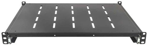 Intellinet 19" Sliding Shelf, 1U, 800 to 1000mm Depth, shelf depth 550mm, Black