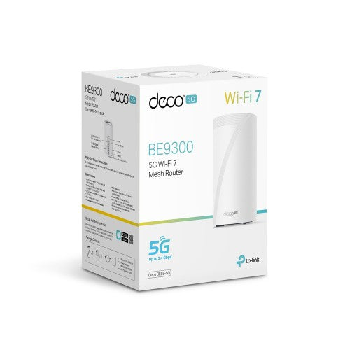TP-Link Deco BE65-5G 5G BE9300 Tri-Band Whole Home Mesh Wi-Fi 7 System