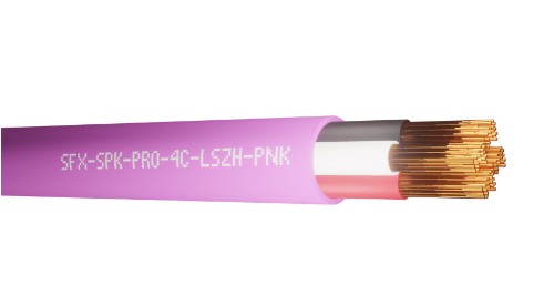 Securi-Flex SFX/SPK-PRO-4C-LSZH-PNK-100 audio cable 100 m Pink