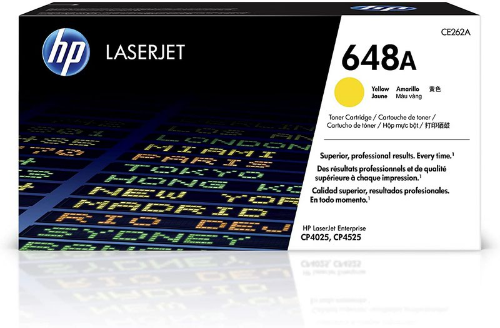 HP CE262A/648A Toner cartridge yellow, 11K pages ISO/IEC 19798 for HP CLJ CP 4025/4520