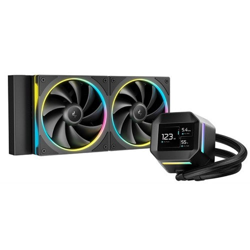DeepCool LM240 Processor Liquid cooling kit 12 cm Black 1 pc(s)