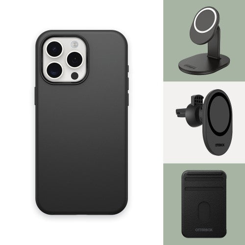 OtterBox Symmetry Series for MagSafe for iPhone 15 Pro Max, Black