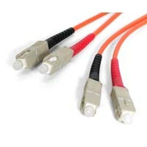 StarTech.com 1m (3.3ft) SC to SC OM1 Multimode Fiber Optic Cable, 62.5/125 Fiber Size, 10G Networks - LSZH Fiber Patch Cord