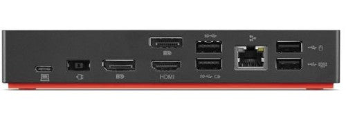 Lenovo 40AS0090EU laptop dock/port replicator Wired USB 3.2 Gen 1 (3.1 Gen 1) Type-C Black
