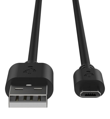 Ansmann 1700-0129 USB cable 1 m USB A Micro-USB B Black
