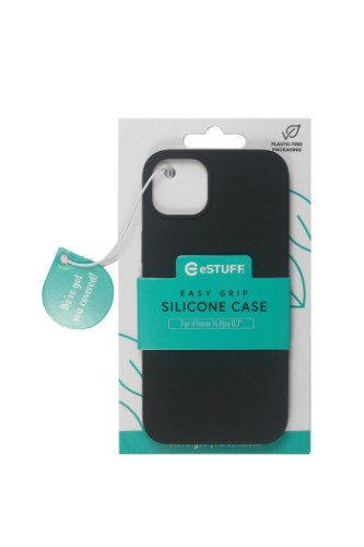 eSTUFF ES67120007 mobile phone case 17 cm (6.7") Cover Black