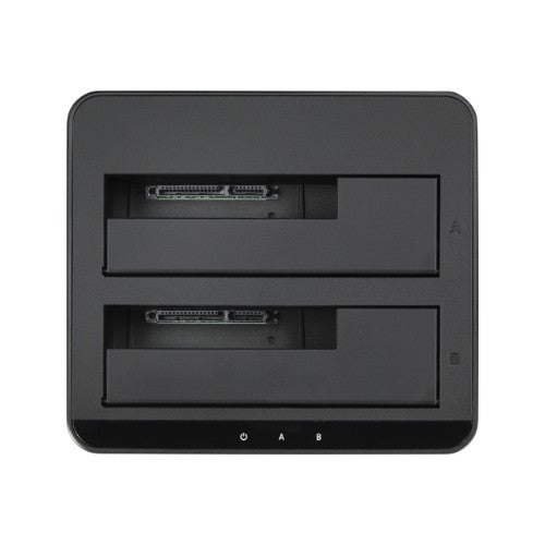 StarTech.com Dual-Bay USB 3.0 to SATA Hard Drive Docking Station, USB Hard Drive Dock, External 2.5/3.5" SATA I/II/III SSD/HDD Docking Station, Hot-Swap Hard Drive Bays, Top-Loading