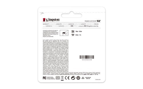 Kingston Technology Canvas Select 64GB micSDXC Plus 100R A1 C10 Card + ADP
