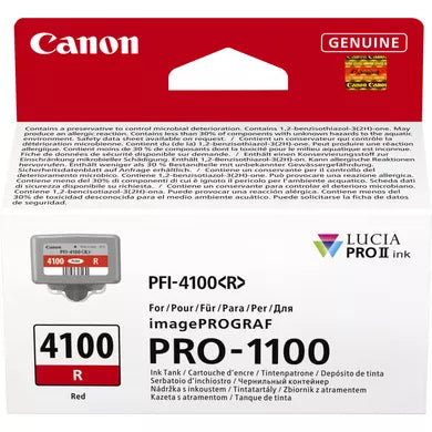 Canon 6785C001/PFI-4100R Ink cartridge red 80ml for Canon IPF PRO-1100