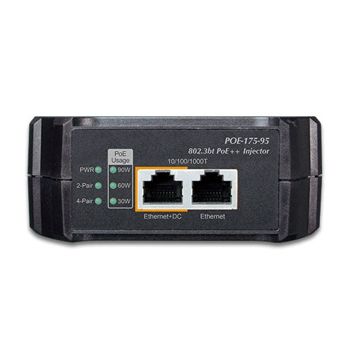 Planet POE-175-95 network splitter Black Power over Ethernet (PoE)
