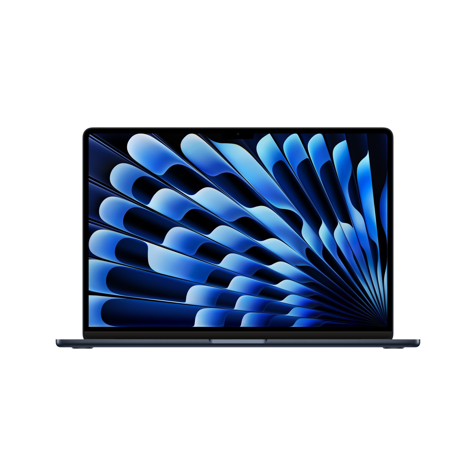 Apple MacBook Air 15", Midnight, M3 chip with 8‑core CPU, 10‑core GPU, 16‑core Neural Engine, 16GB unified memory, 256GB SSD storage, Backlit Magic Keyboard with Touch ID - British, 35W Dual USB-C Power Adapter, UK Power Supply