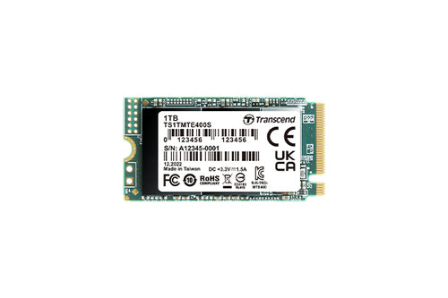 Transcend PCIe SSD 400S 1 TB M.2 PCI Express NVMe 3D NAND