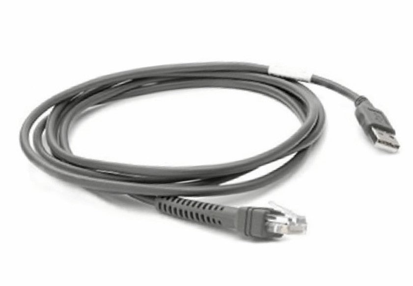 Zebra CBA-U21-S07ZBR serial cable Black 2.1 m USB EAS