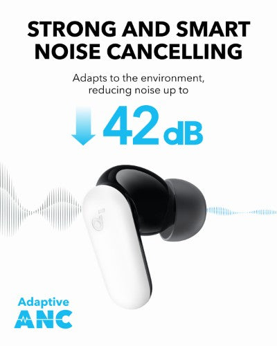Soundcore R50I NC B2B Headphones Wireless In-ear Calls/Music/Sport/Everyday Bluetooth White
