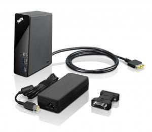 Lenovo 4X10E52940 notebook dock/port replicator Wired Black