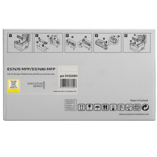 OKI 01333301 Drum kit yellow EP, 30K pages for OKI ES 7460