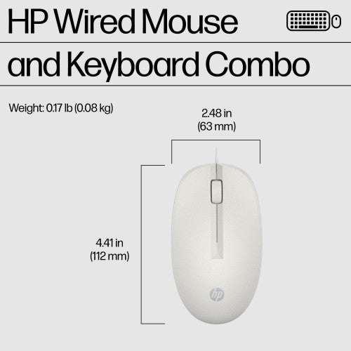 HP 225 Wired Mouse and Keyboard Combo
