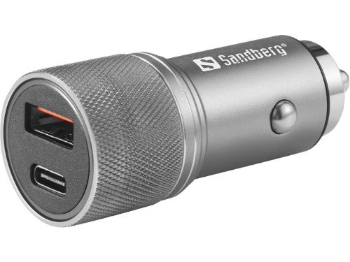Sandberg Car Charger 1xQC3.0+1xUSB-C 48W