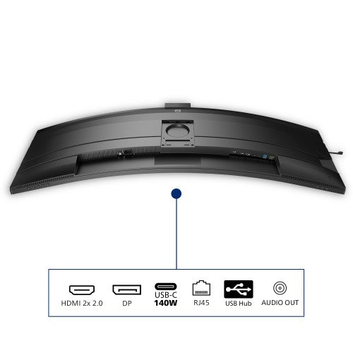 Philips 49B2U6900CH/00 computer monitor 124 cm (48.8") 5120 x 1440 pixels Dual QHD LCD Black