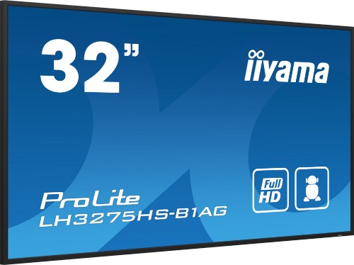 iiyama 32" Full HD Professional Digital Signage 24/7 display featuring Android OS and FailOver
