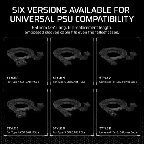 Corsair CP-8920351 internal power cable 0.65 m