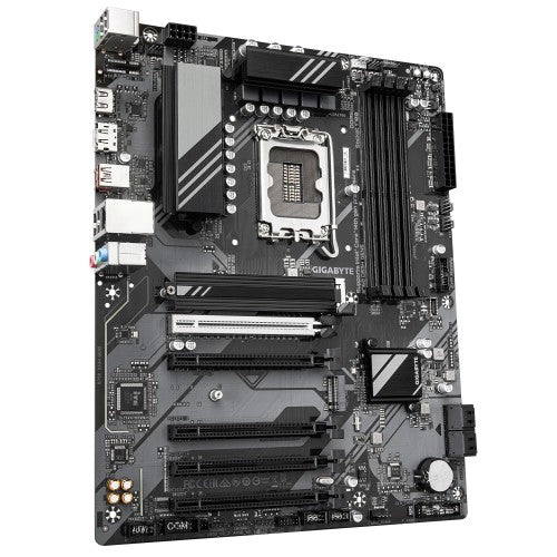 GIGABYTE B760 DS3H GEN5 Motherboard - Supports Intel Core 14th Gen CPUs, 8+2+1 Phases Digital VRM, up to 5600MHz DDR5, 2xPCIe 4.0 M.2, 1GbE LAN, USB 3.2 Gen 2x2