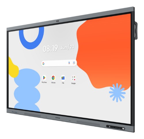 Samsung LH75WAFPLGC interactive whiteboard 190.5 cm (75") 3840 x 2160 pixels Touchscreen Black, Grey