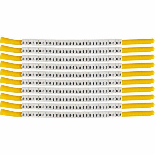 Brady SCN-18-8 cable marker Black, White Nylon 300 pc(s)