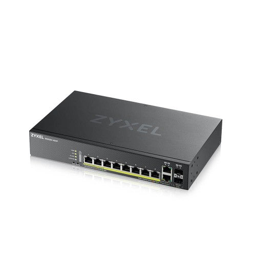 Zyxel GS2220-10HP Managed L2 Gigabit Ethernet (10/100/1000) Power over Ethernet (PoE) Black