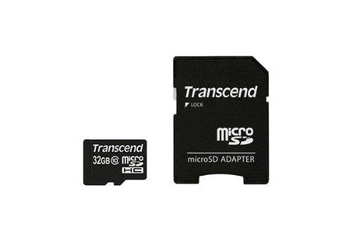 Transcend microSDXC/SDHC Class 10 32GB with Adapter