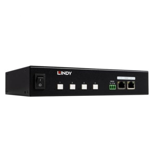 Lindy 32622 power distribution unit (PDU) 4 AC outlet(s) 1U Black