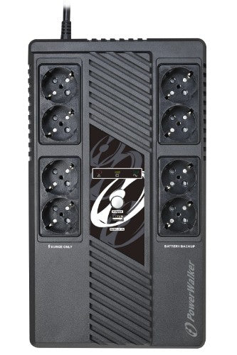 PowerWalker VI 600 MS Line-Interactive 0.6 kVA 360 W 8 AC outlet(s)