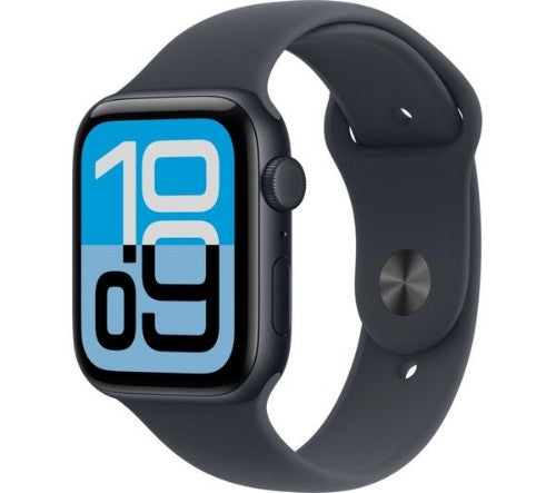 Apple Watch SE (3nd generation) SE 3 GPS + Cellular 44mm Midnight Aluminium Case with Midnight Sport Band - M/L