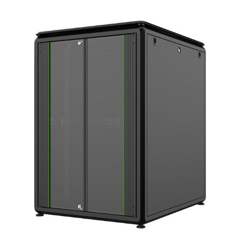Lanview RDL22U81BL rack cabinet 22U Freestanding rack Black